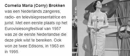 1957 Corry Brokken.…